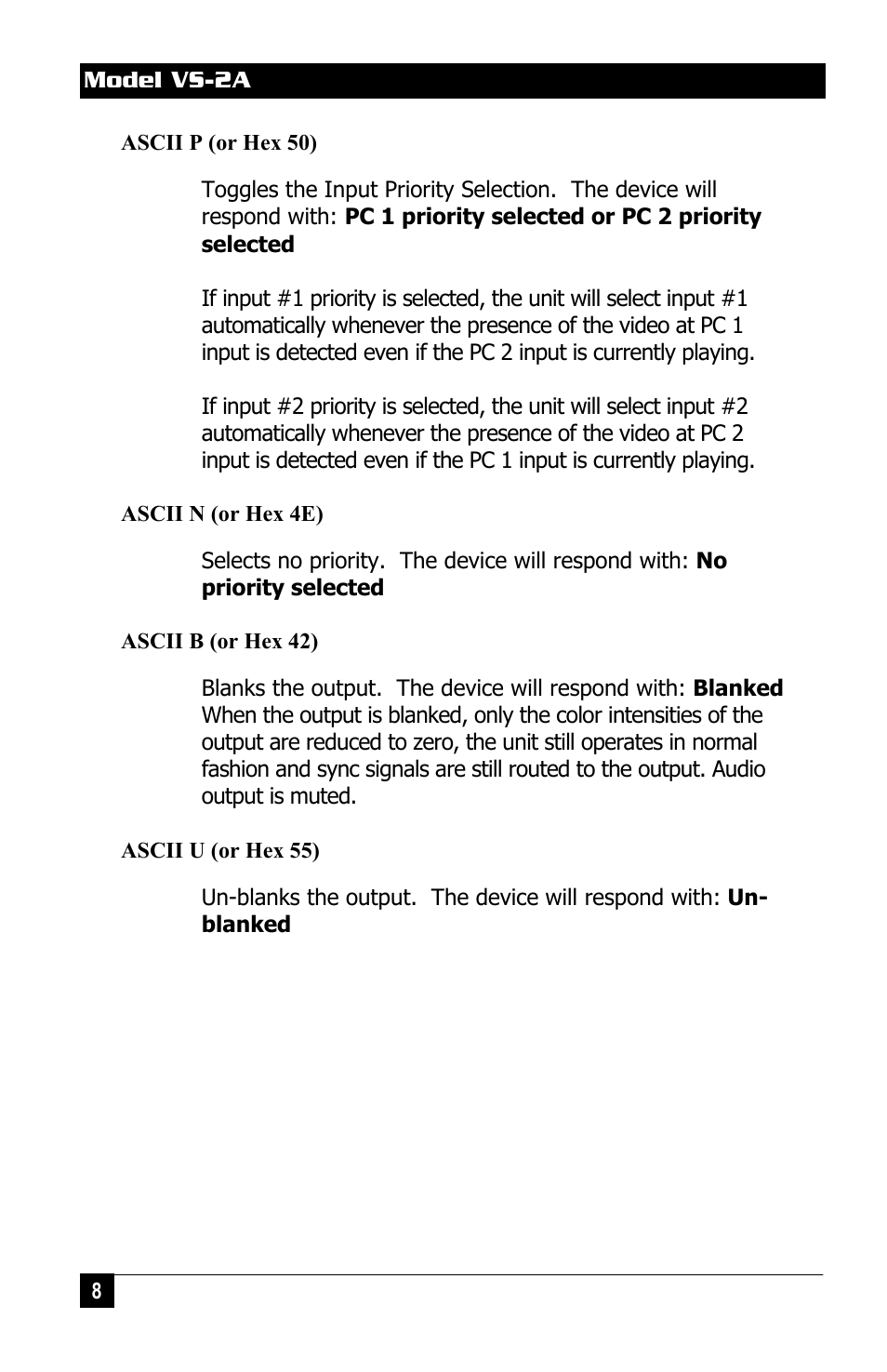 Hall Research VS-2A User Manual | Page 10 / 16
