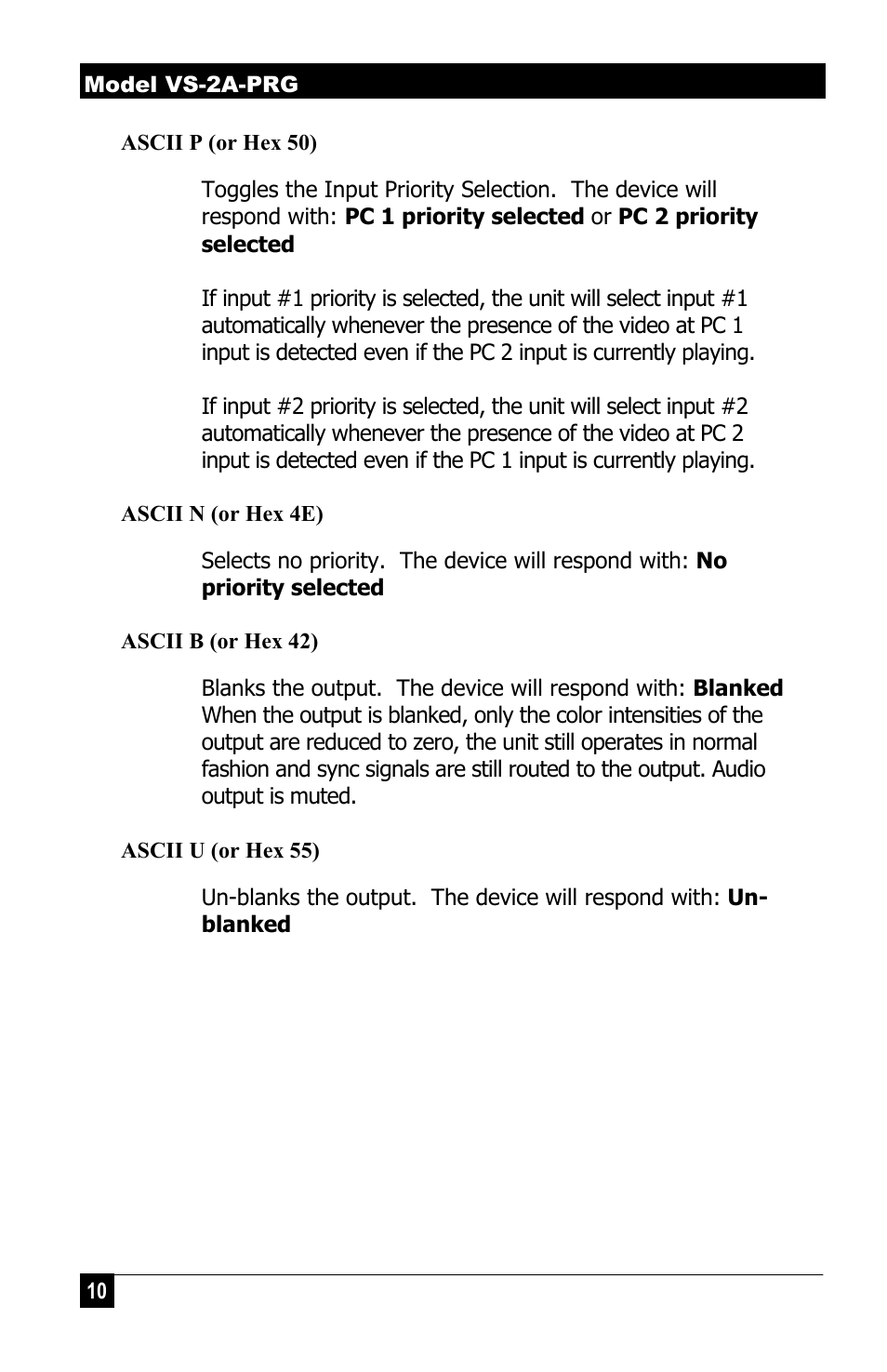 Hall Research VS-2A-PRG User Manual | Page 12 / 20