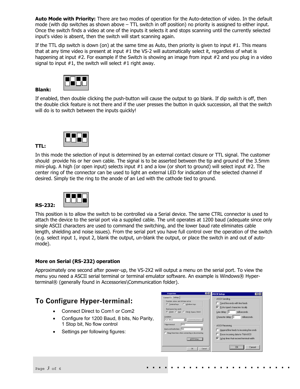 Hall Research VS-2X2 User Manual | Page 4 / 8