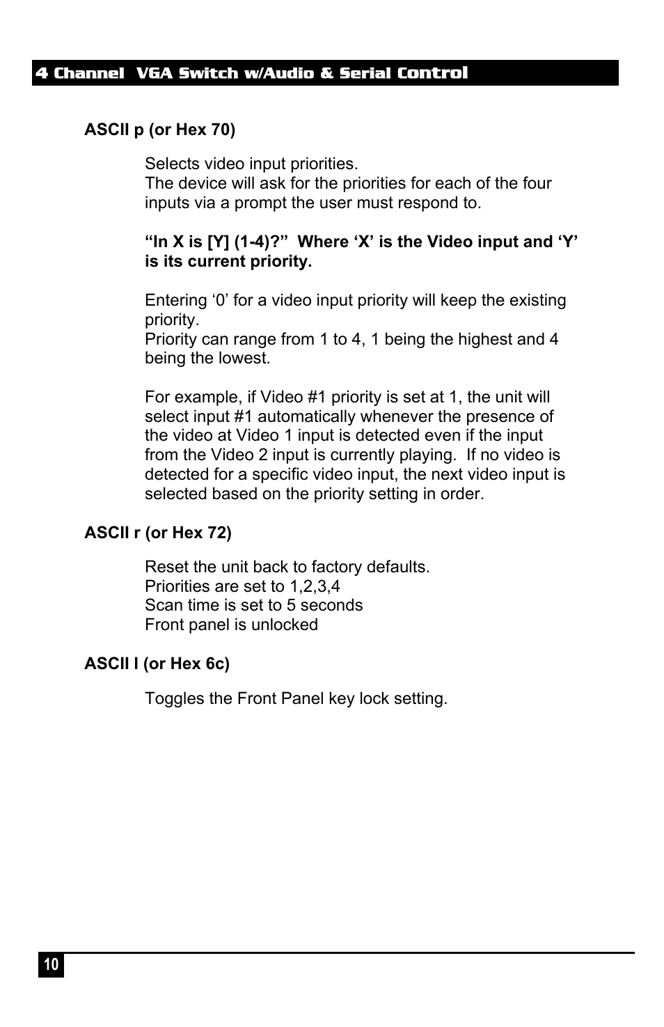 Hall Research VS-4A User Manual | Page 12 / 16