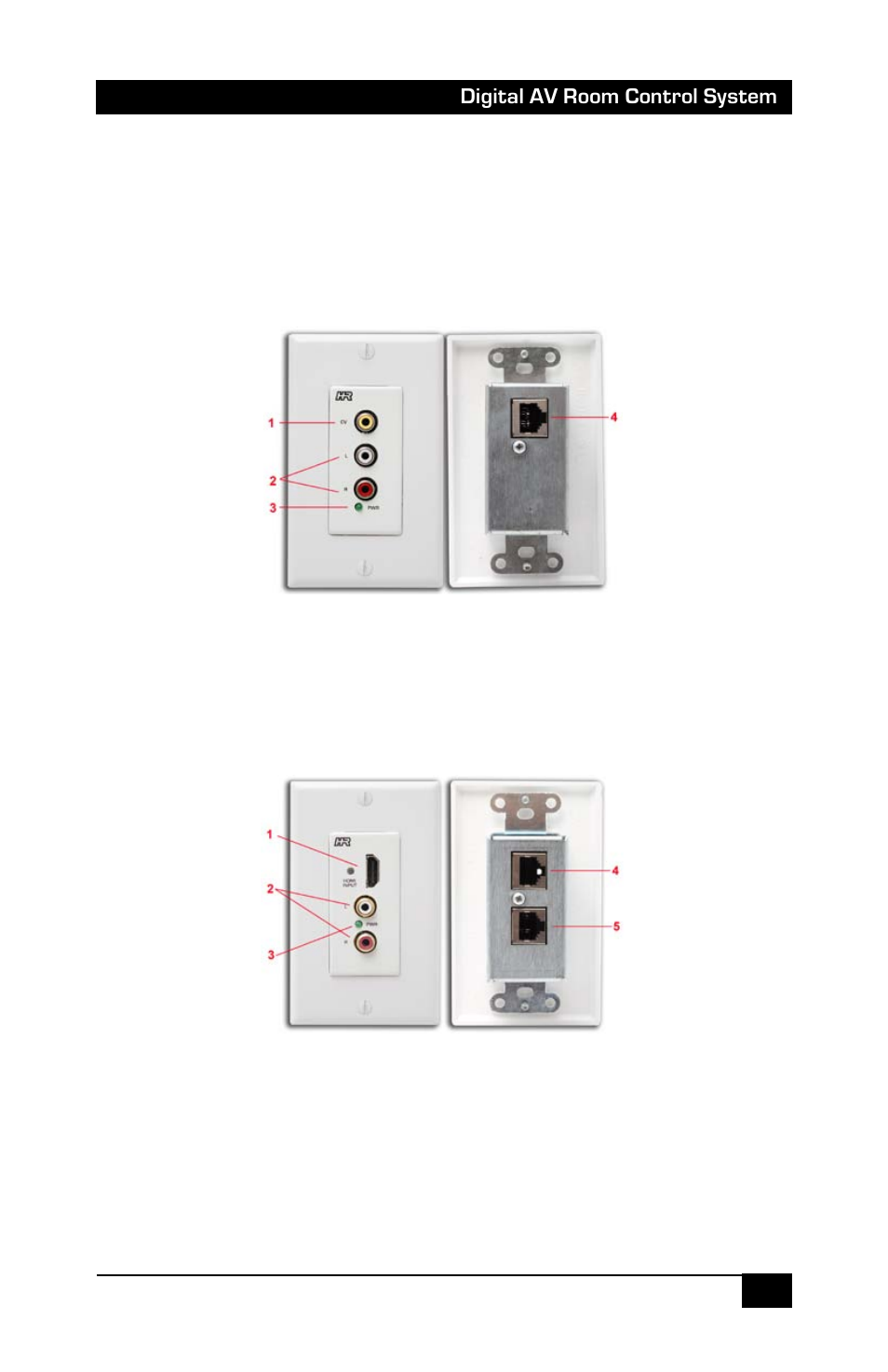 Digital av room control system | Hall Research VSA-51-R User Manual | Page 3 / 8