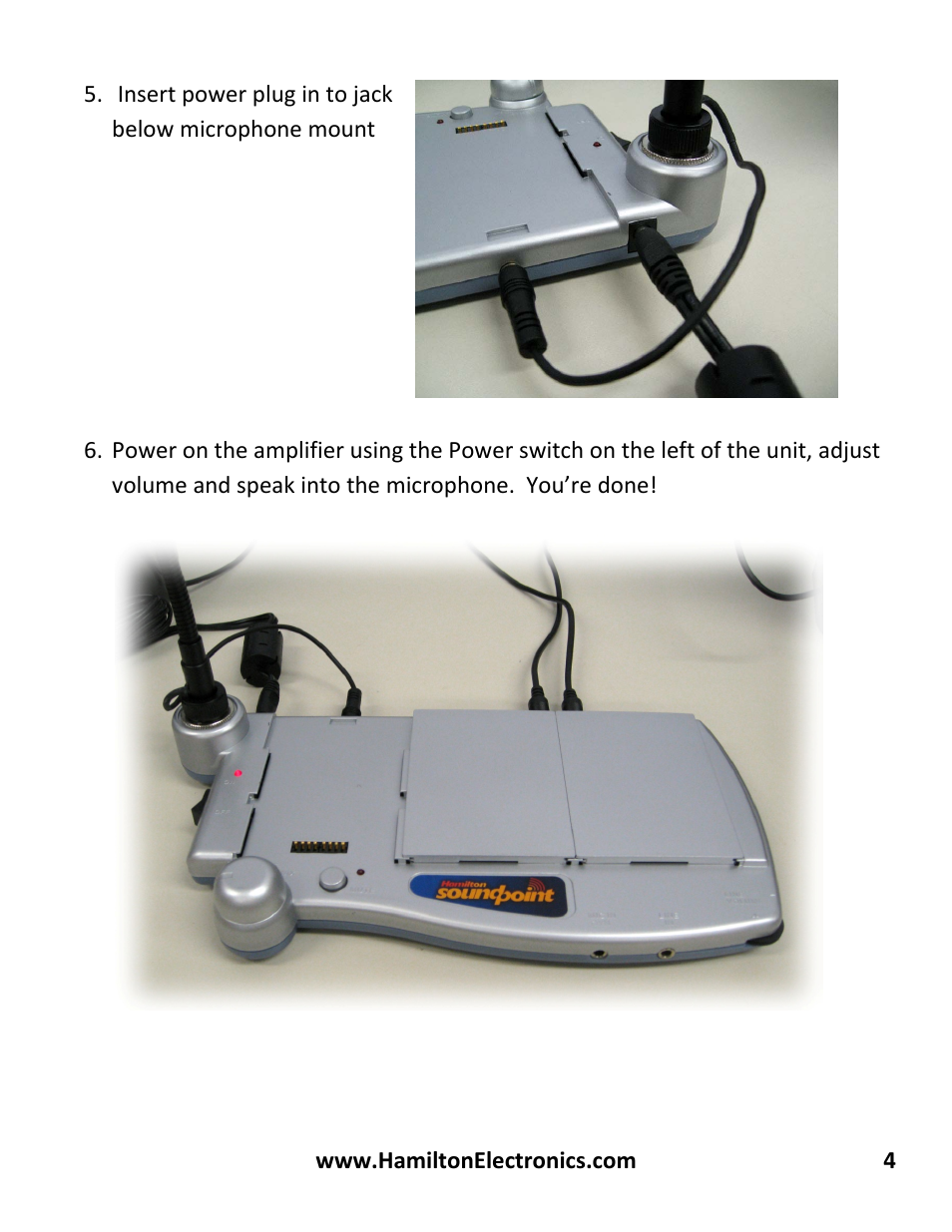 Hamilton Buhl SL-930 User Manual | Page 4 / 6