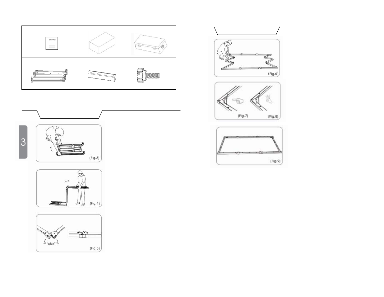 Assembly instructions | Hamilton Buhl BFF Easy Fold Screens User Manual | Page 3 / 6