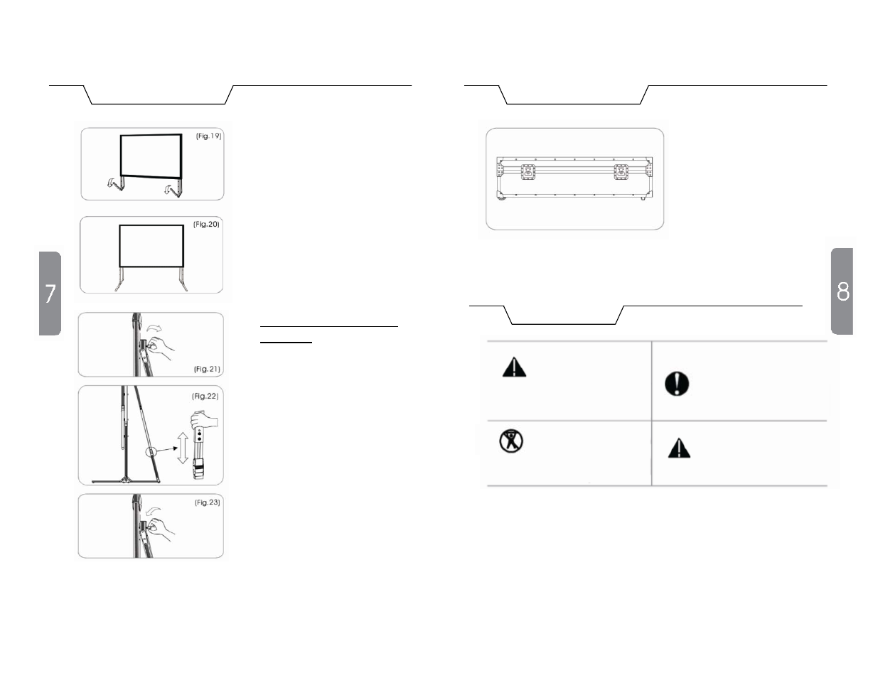 Assembly instructions, Safety notice | Hamilton Buhl BFF Easy Fold Screens User Manual | Page 5 / 6