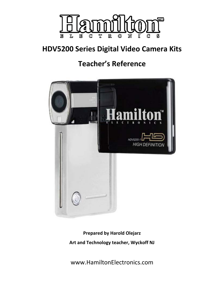 Hamilton Buhl Hamilton HDV5200 Curriculum User Manual | 20 pages