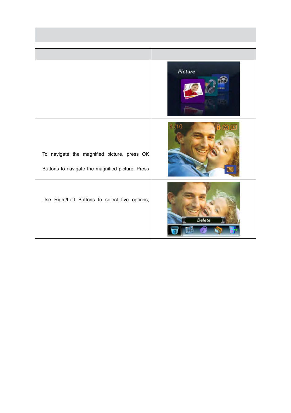 Picture playback | Hamilton Buhl HDV5200 User Manual | Page 34 / 56