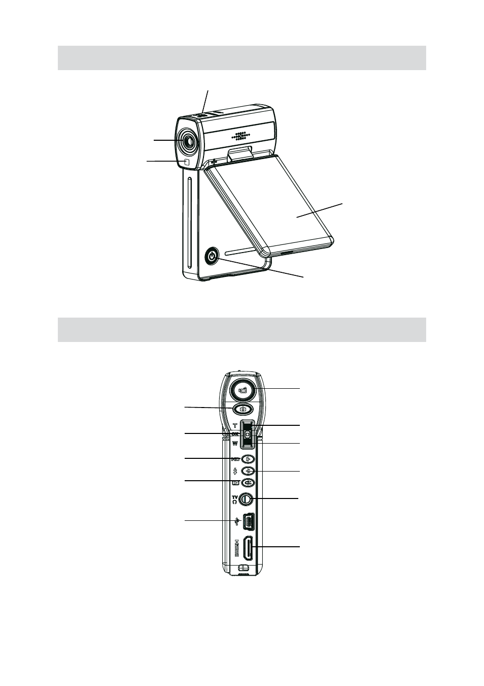 Front view, Rear view | Hamilton Buhl HDV5200 User Manual | Page 4 / 56