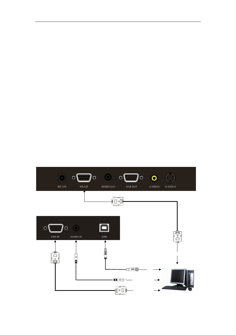 Connections, Computer connection | Hamilton Buhl VP-25 User Manual | Page 8 / 25