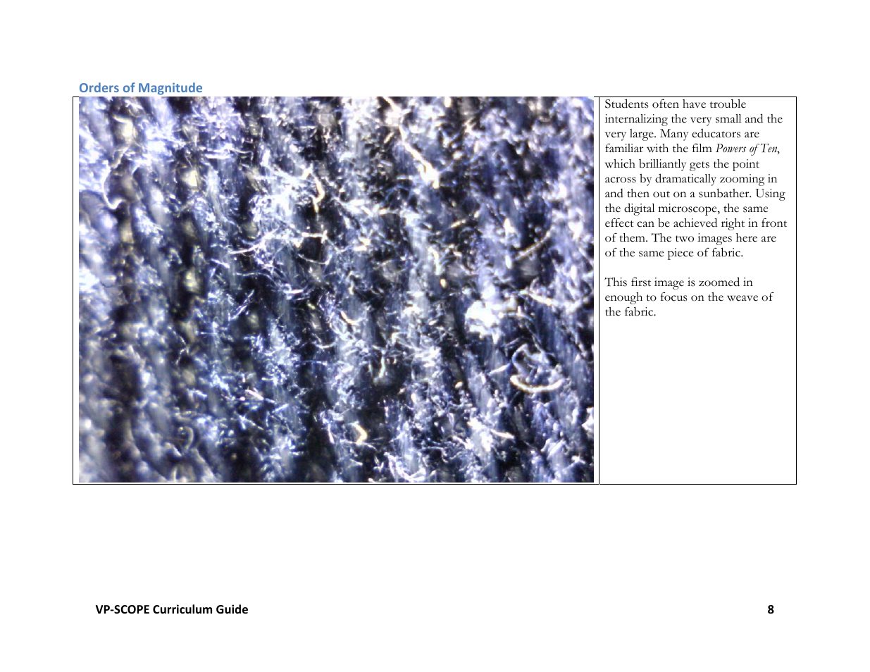 Hamilton Buhl VP-SCOPE Curriculum User Manual | Page 8 / 11