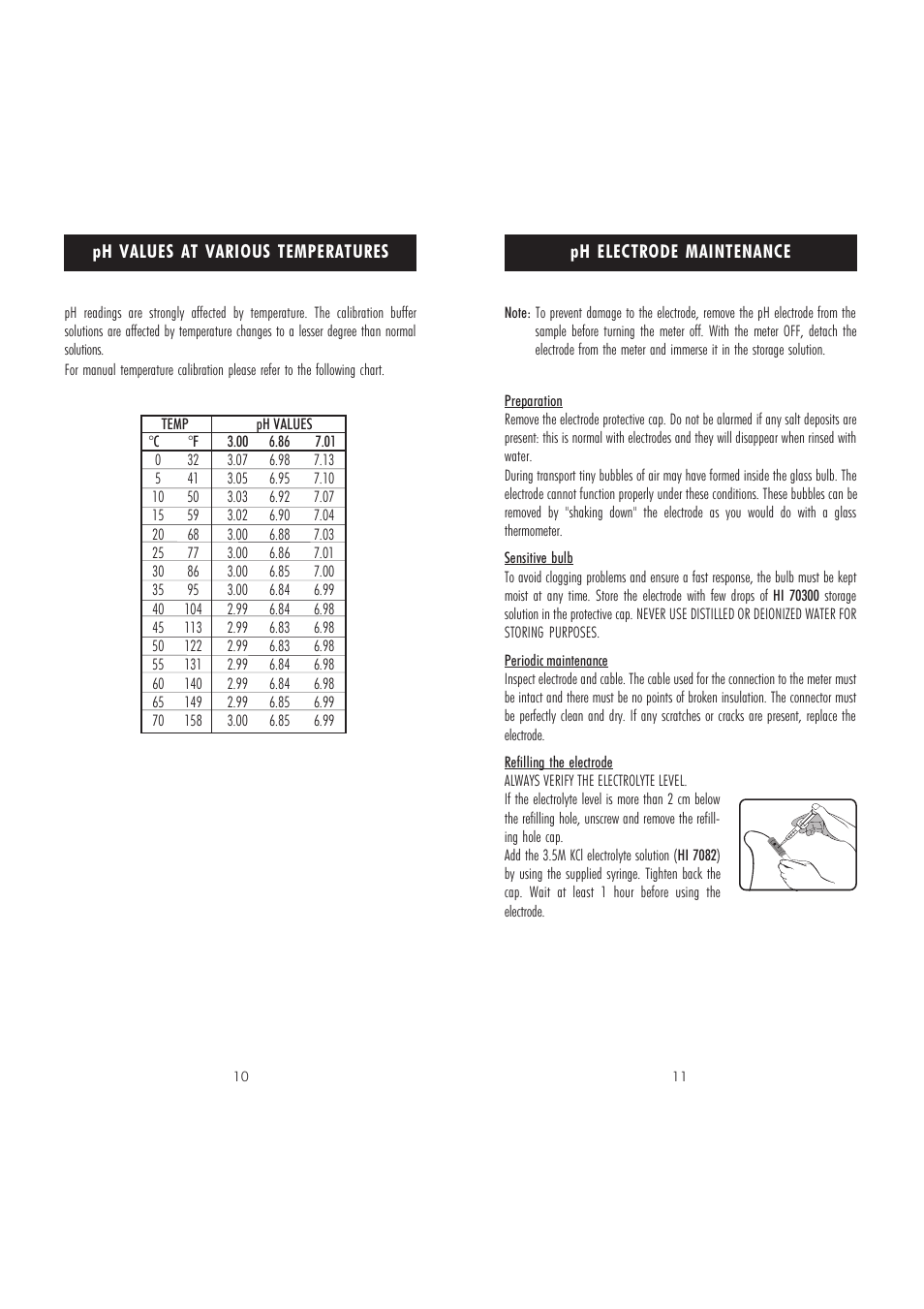 Hanna Instruments pH 209V User Manual | Page 6 / 9