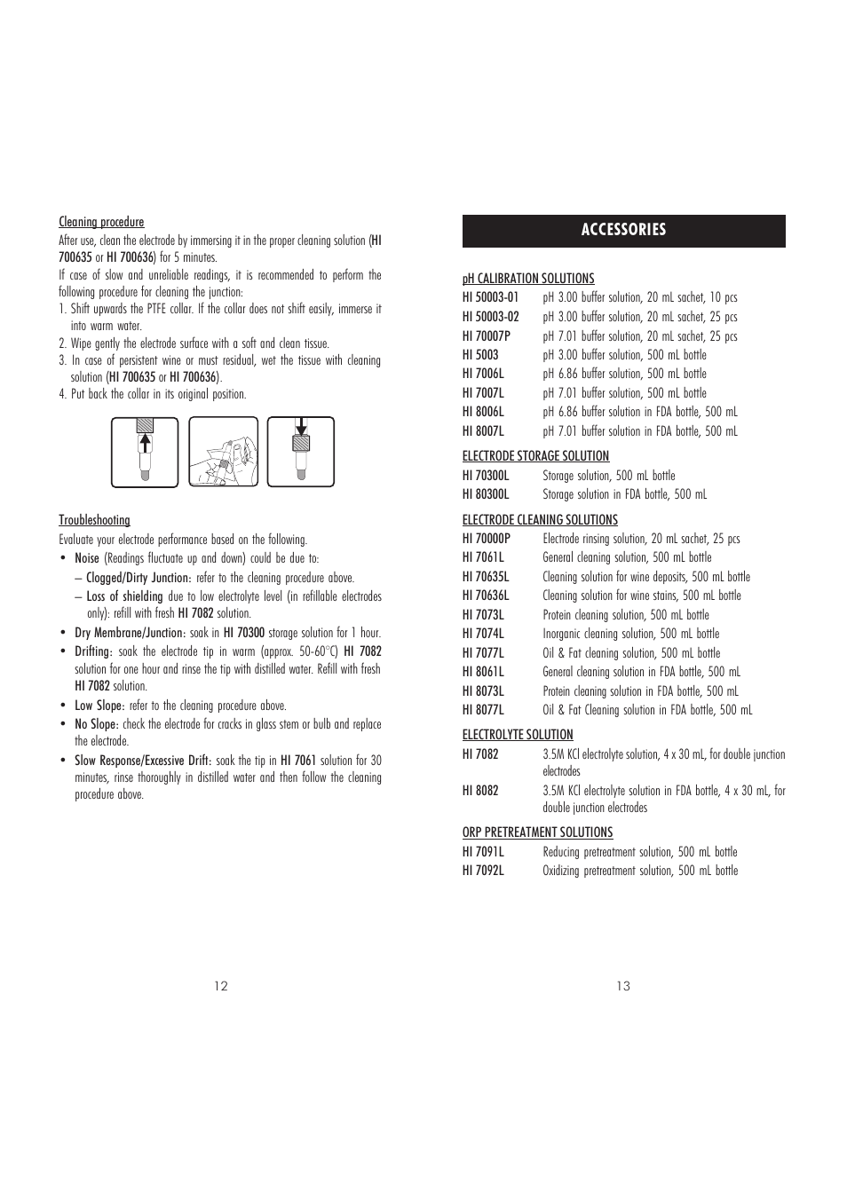 Hanna Instruments pH 209V User Manual | Page 7 / 9