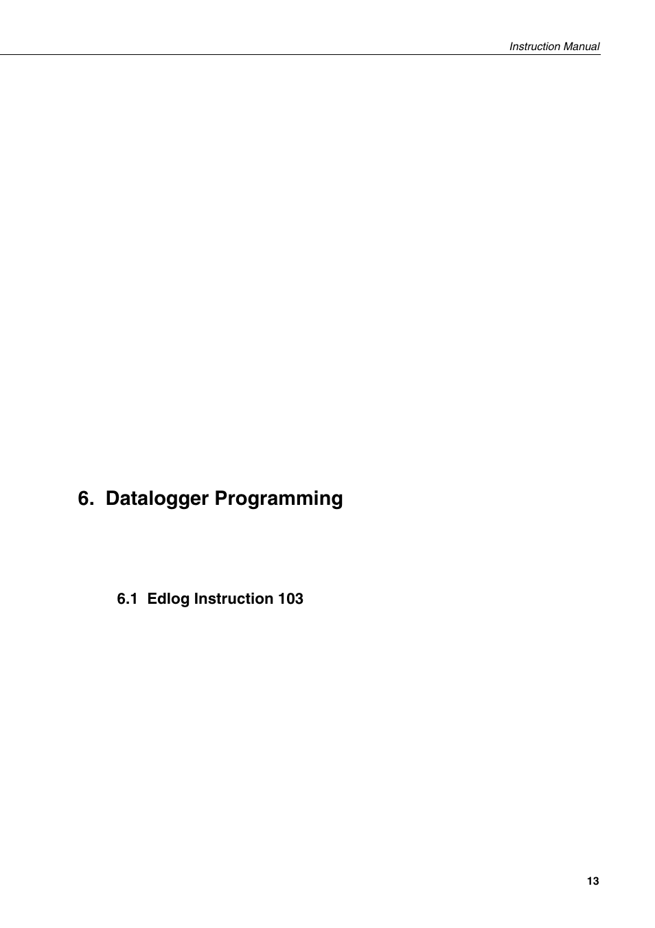 Datalogger programming, 1 edlog instruction 103 | Campbell Hausfeld 4-Channel Current/Voltage SDM-CVO4 User Manual | Page 19 / 30