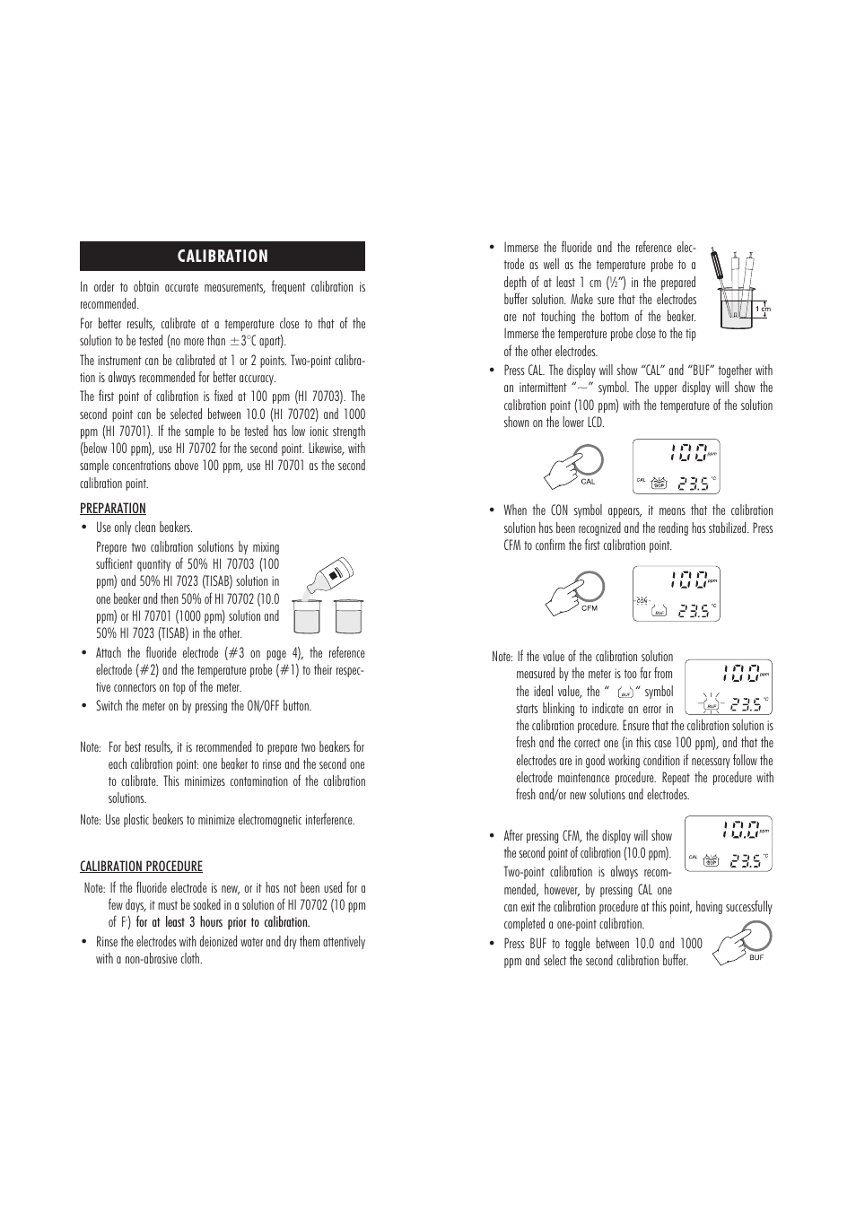 Hanna Instruments HI 98401 User Manual | Page 8 / 8