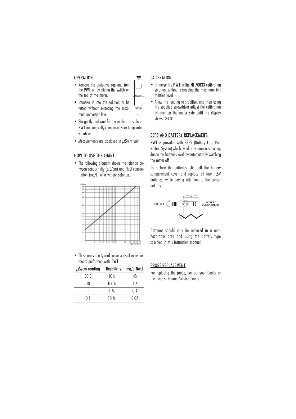 Hanna Instruments HI 98308 User Manual | Page 2 / 2