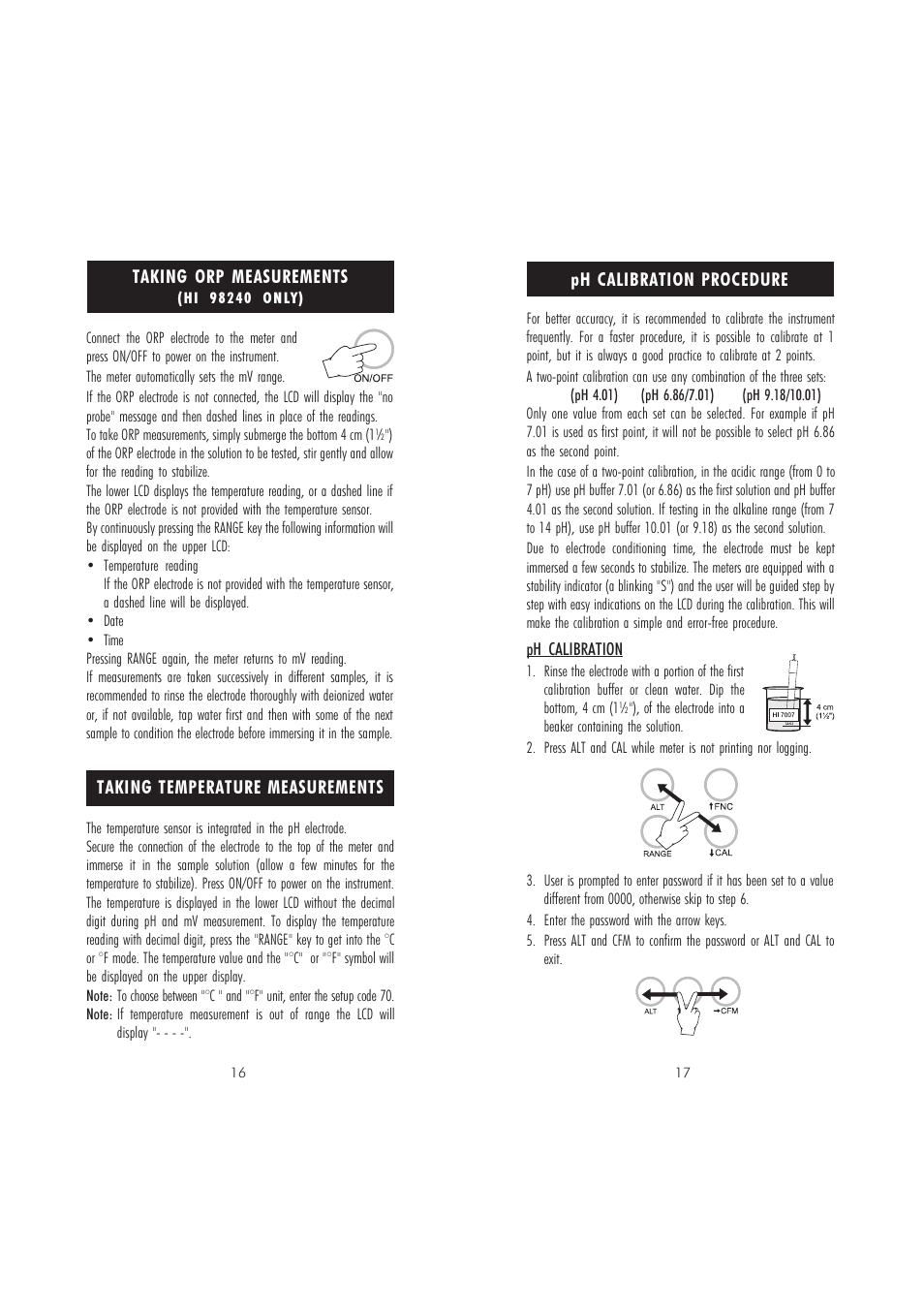 Hanna Instruments HI 98230 User Manual | Page 9 / 21