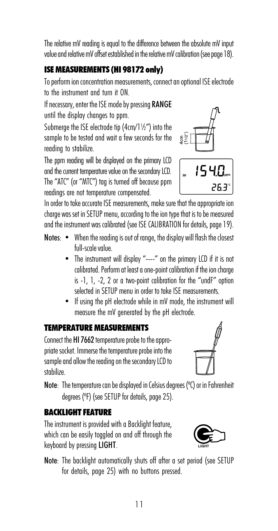 Hanna Instruments HI 98170 User Manual | Page 11 / 52