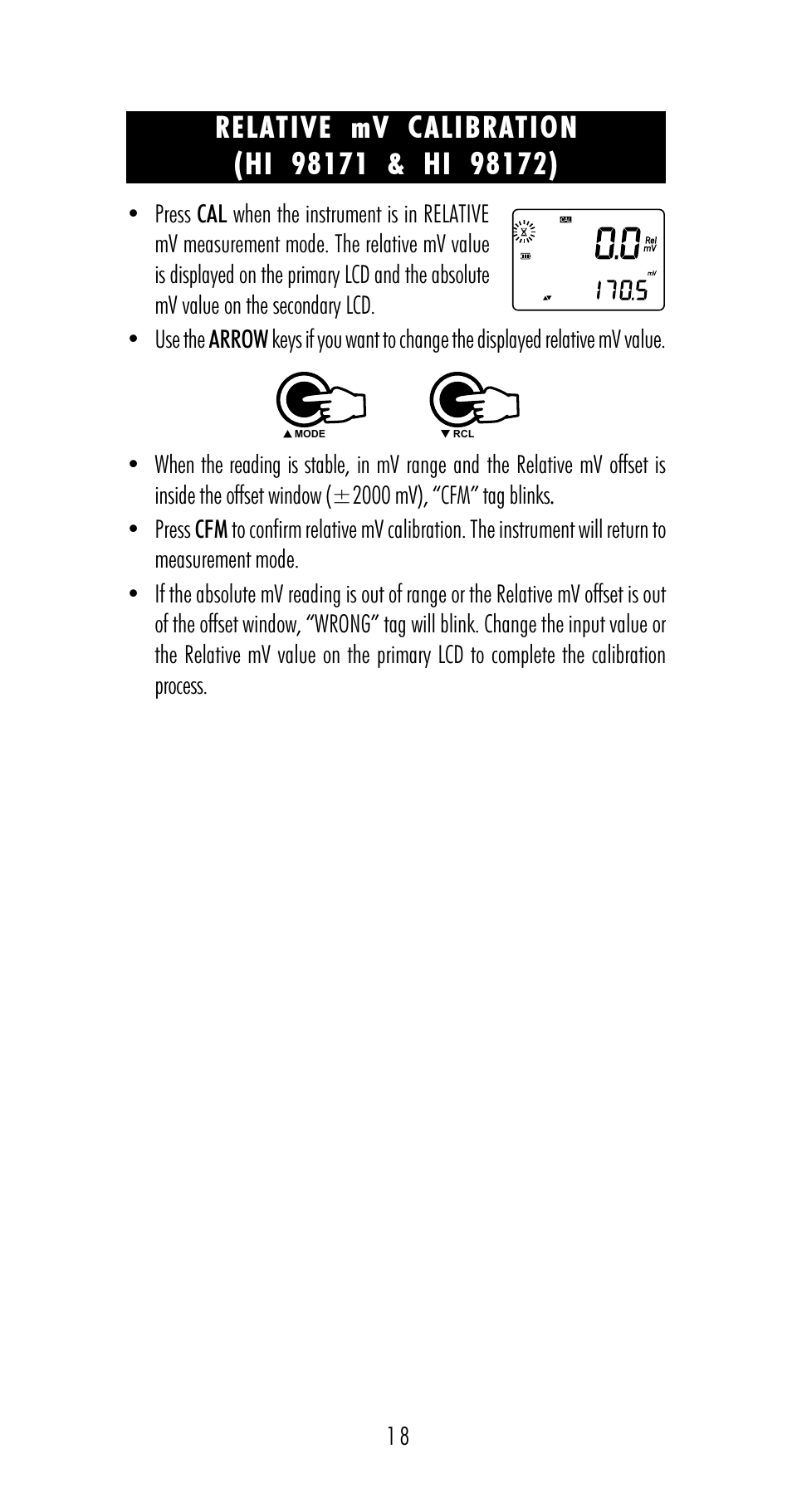 Hanna Instruments HI 98170 User Manual | Page 18 / 52