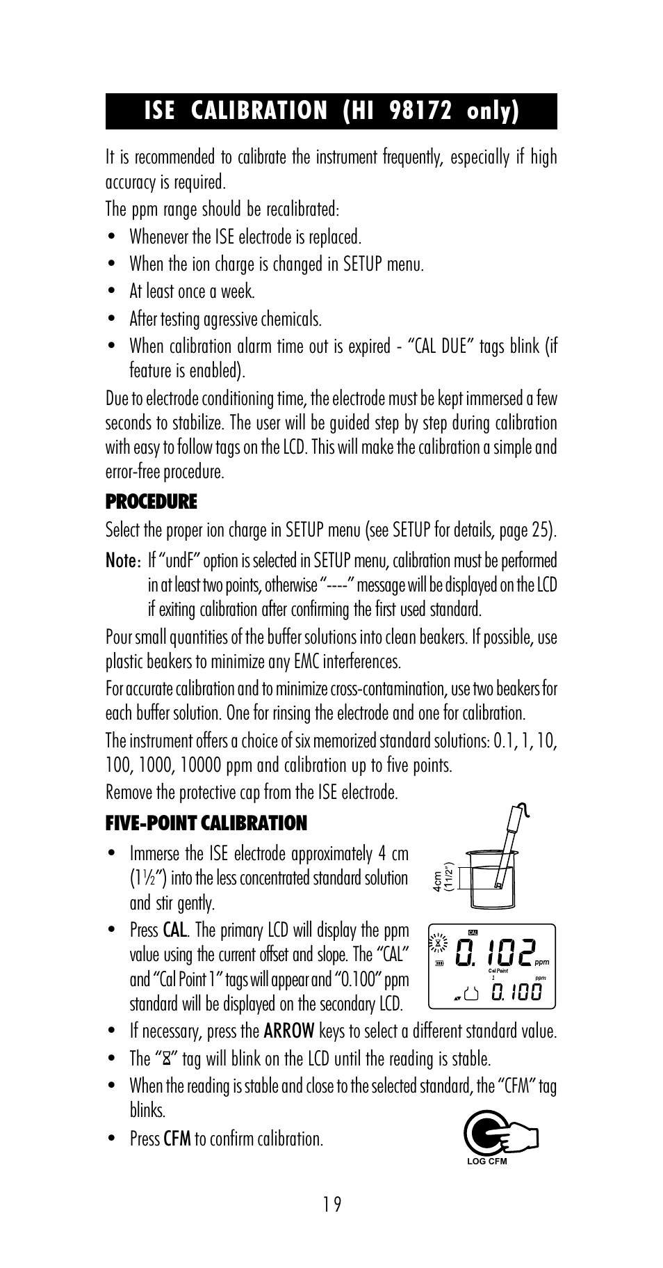 Hanna Instruments HI 98170 User Manual | Page 19 / 52