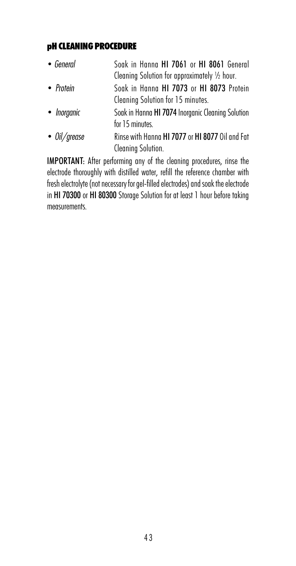 Hanna Instruments HI 98170 User Manual | Page 43 / 52