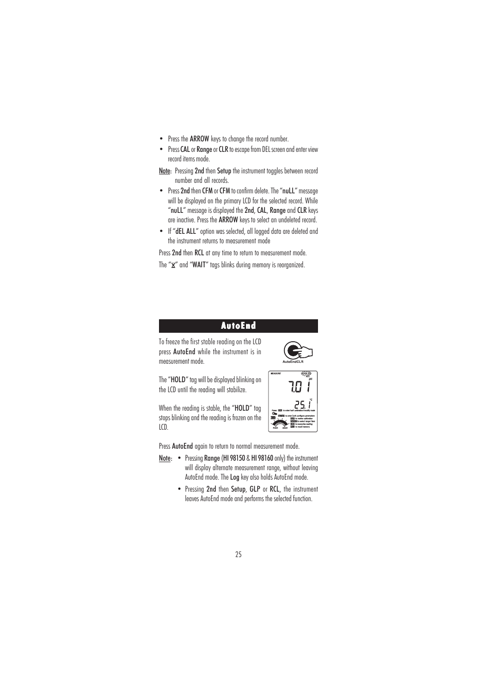 Hanna Instruments HI 98150N User Manual | Page 25 / 48