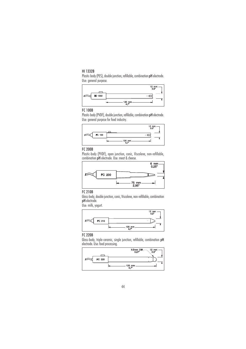 Hanna Instruments HI 98150N User Manual | Page 44 / 48