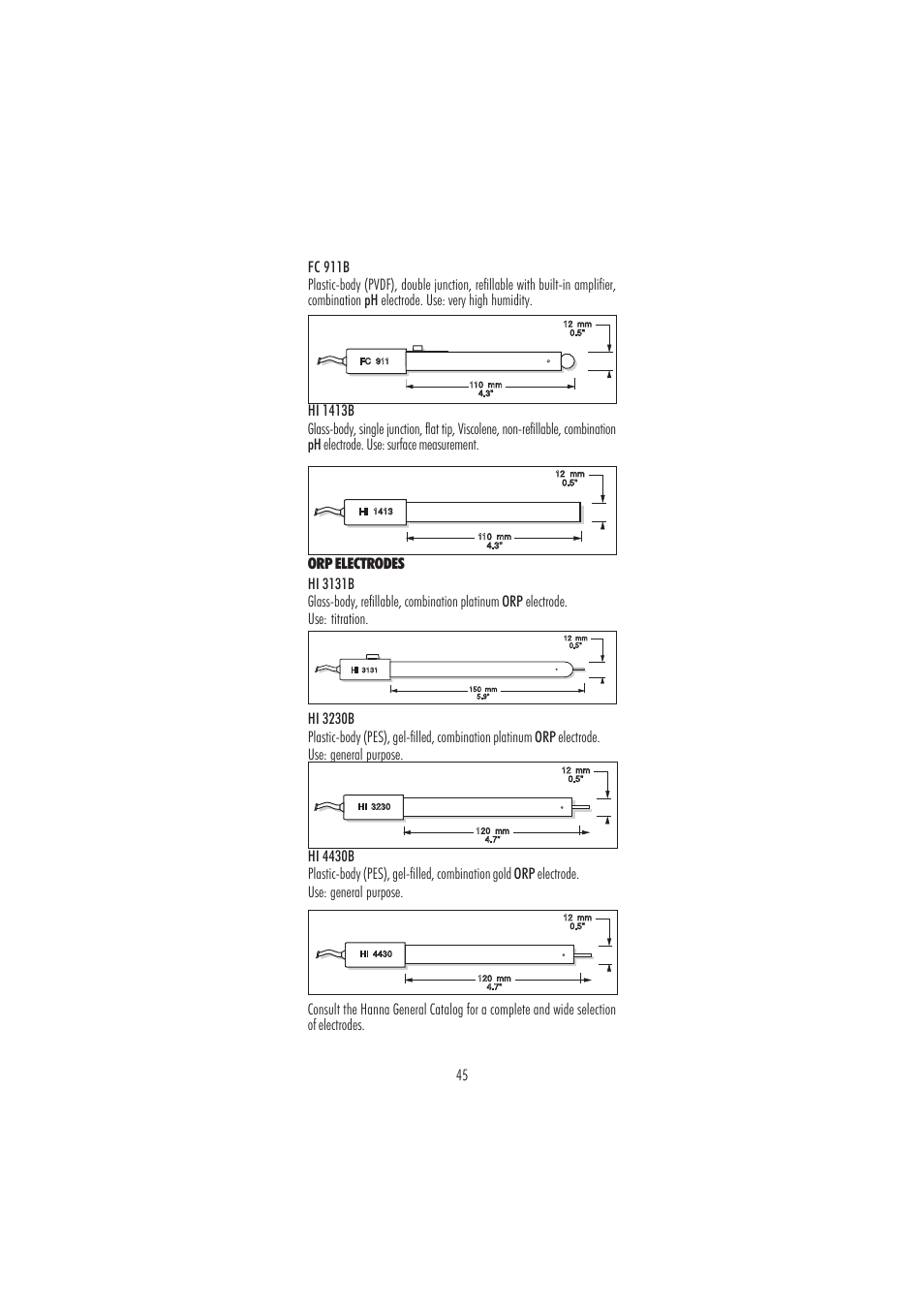 Hanna Instruments HI 98150N User Manual | Page 45 / 48