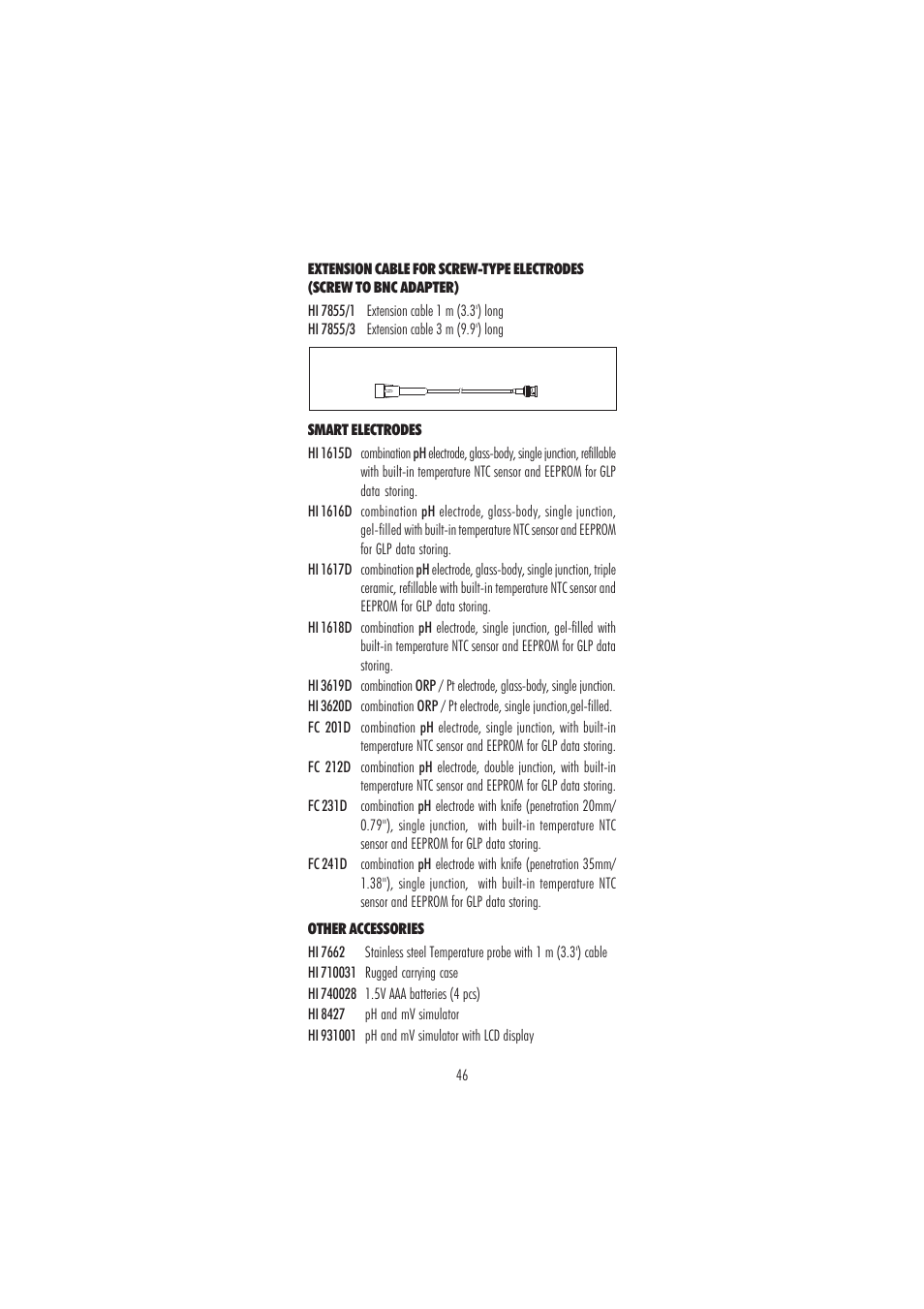 Hanna Instruments HI 98150N User Manual | Page 46 / 48