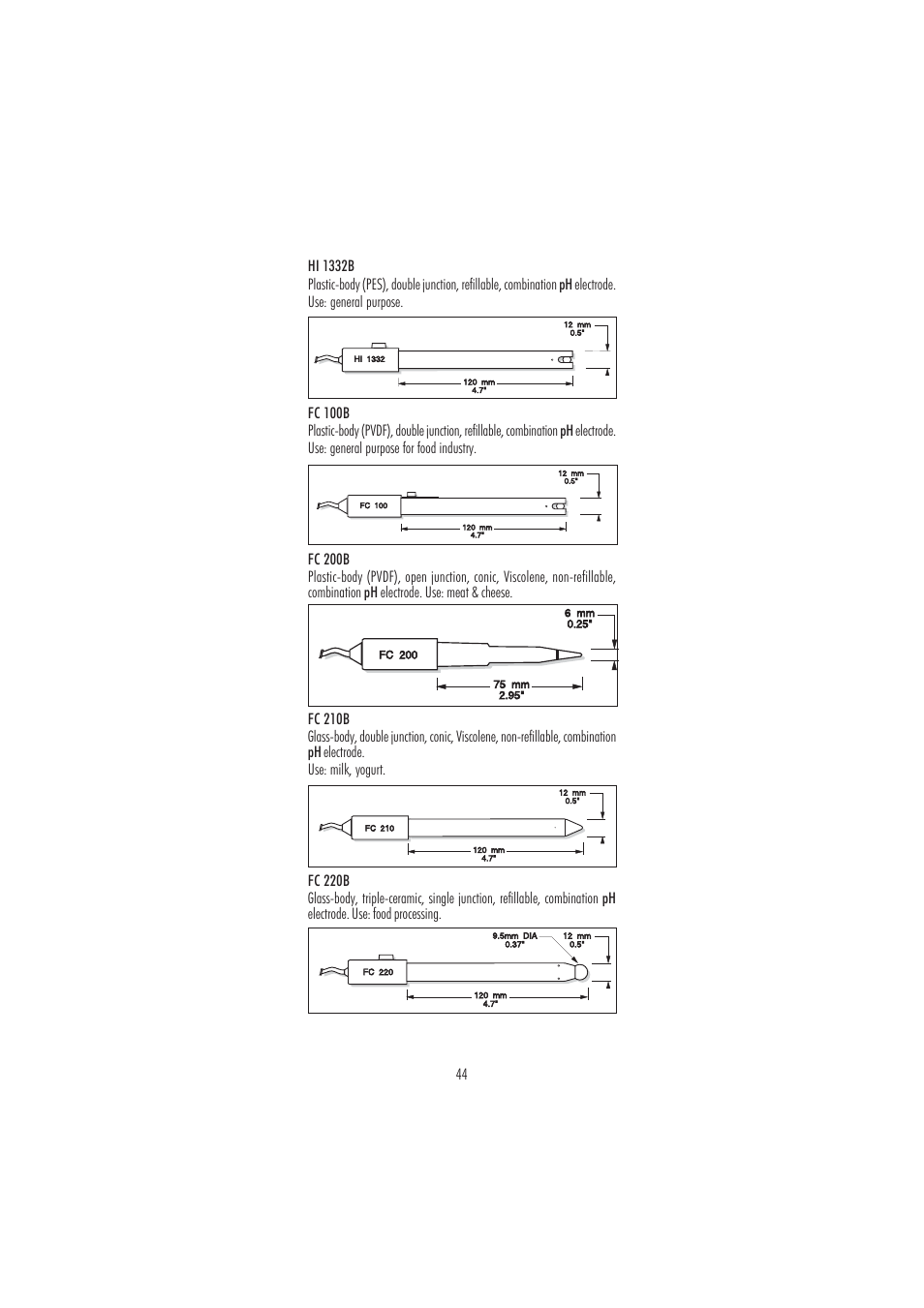 Hanna Instruments HI 98160 User Manual | Page 44 / 48