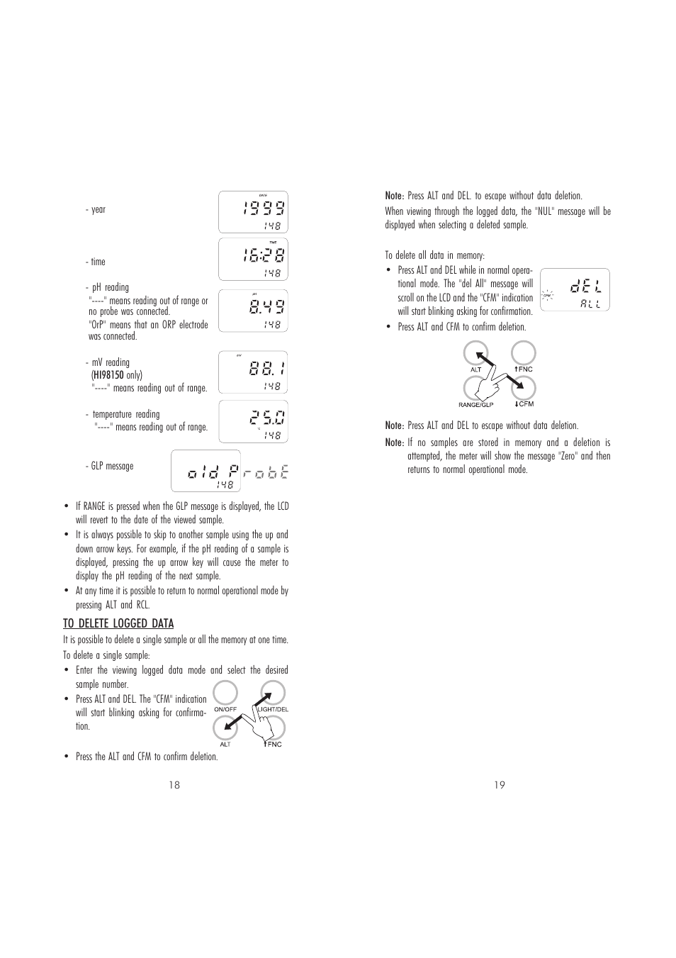 Hanna Instruments HI 98140 User Manual | Page 10 / 17