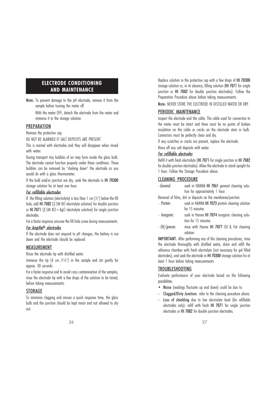 Hanna Instruments HI 98140 User Manual | Page 14 / 17