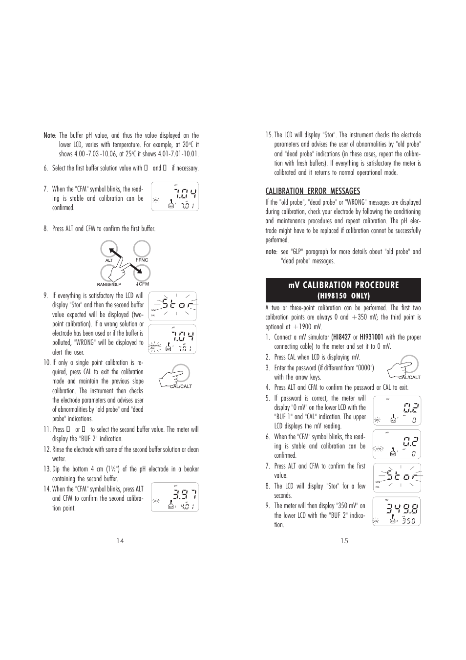 Hanna Instruments HI 98140 User Manual | Page 8 / 17