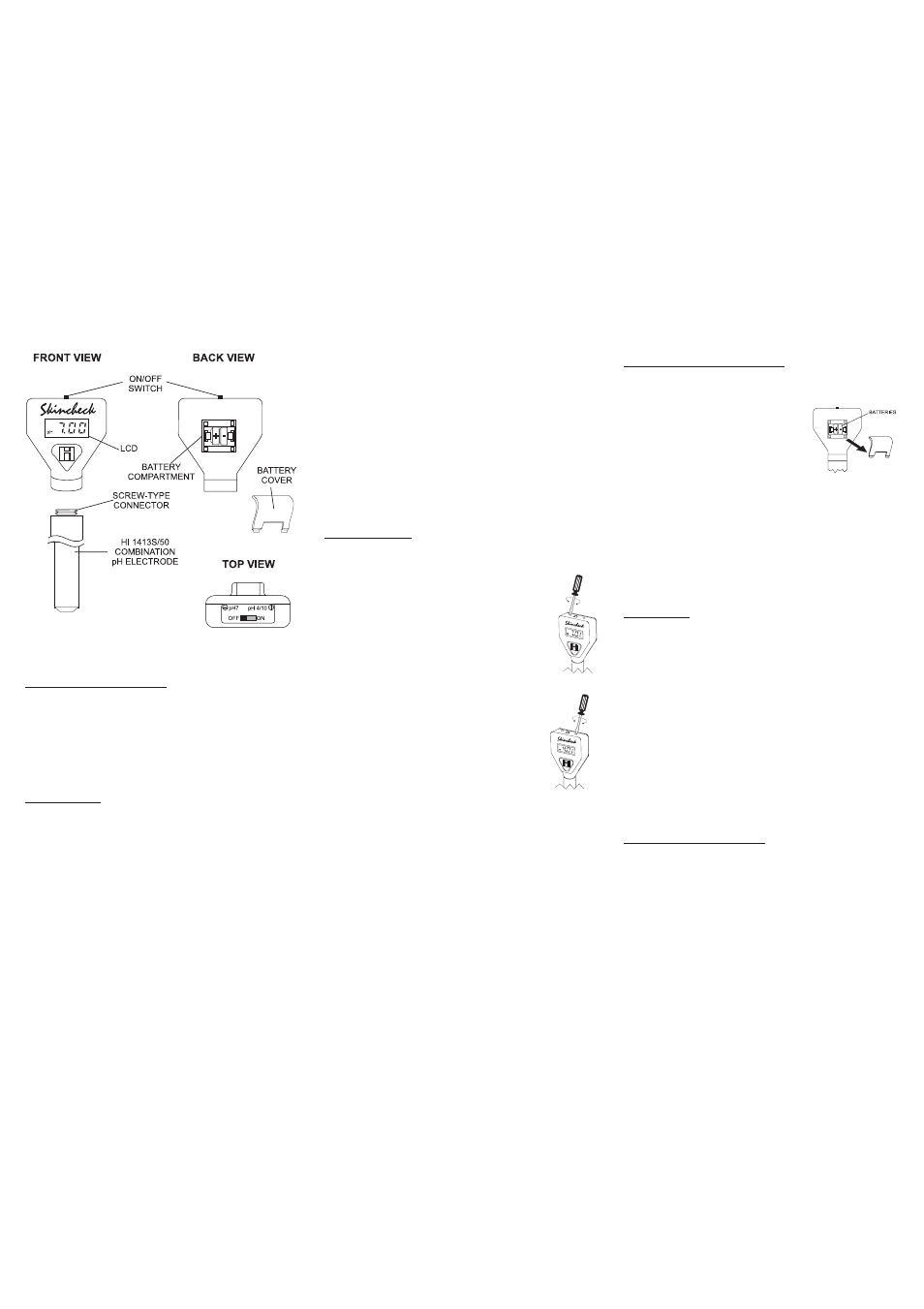 Hanna Instruments HI 98109 User Manual | Page 2 / 2