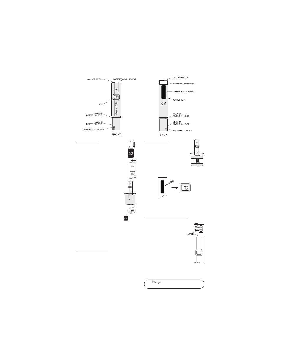 Hanna Instruments HI 96106 User Manual | Page 2 / 2