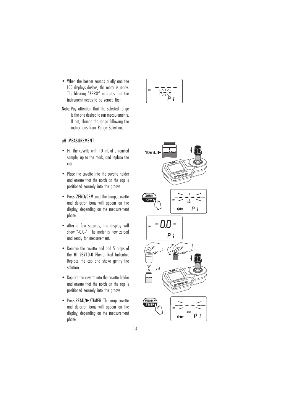 Hanna Instruments HI 96104 User Manual | Page 14 / 28