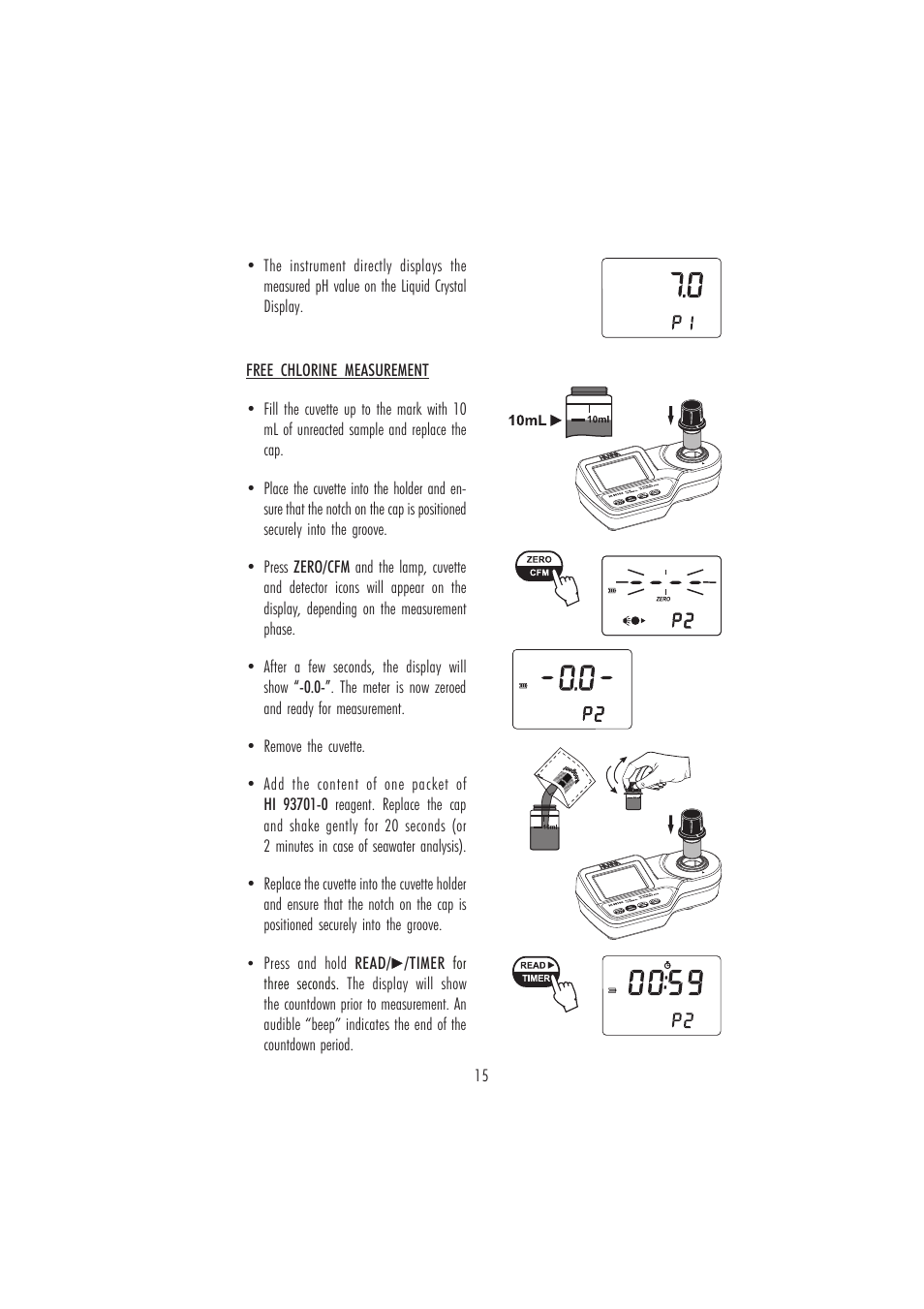 Hanna Instruments HI 96104 User Manual | Page 15 / 28