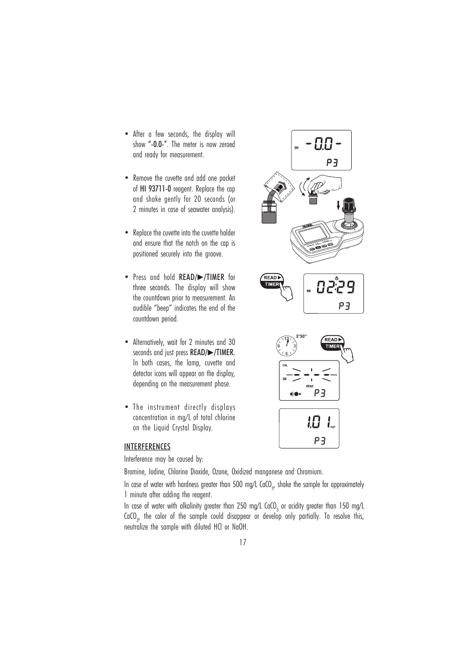 Hanna Instruments HI 96104 User Manual | Page 17 / 28