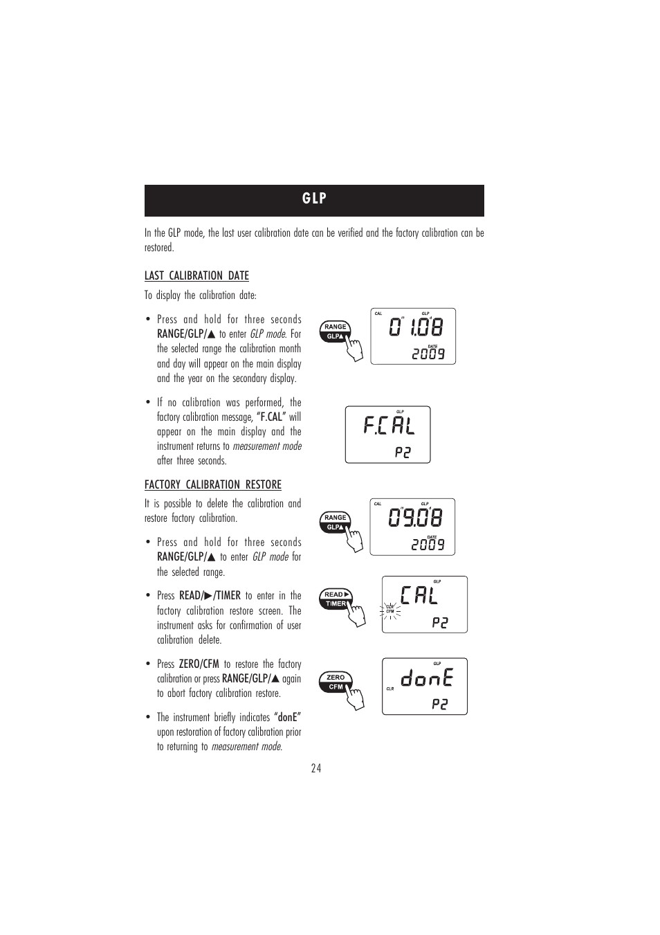 G l p | Hanna Instruments HI 96104 User Manual | Page 24 / 28