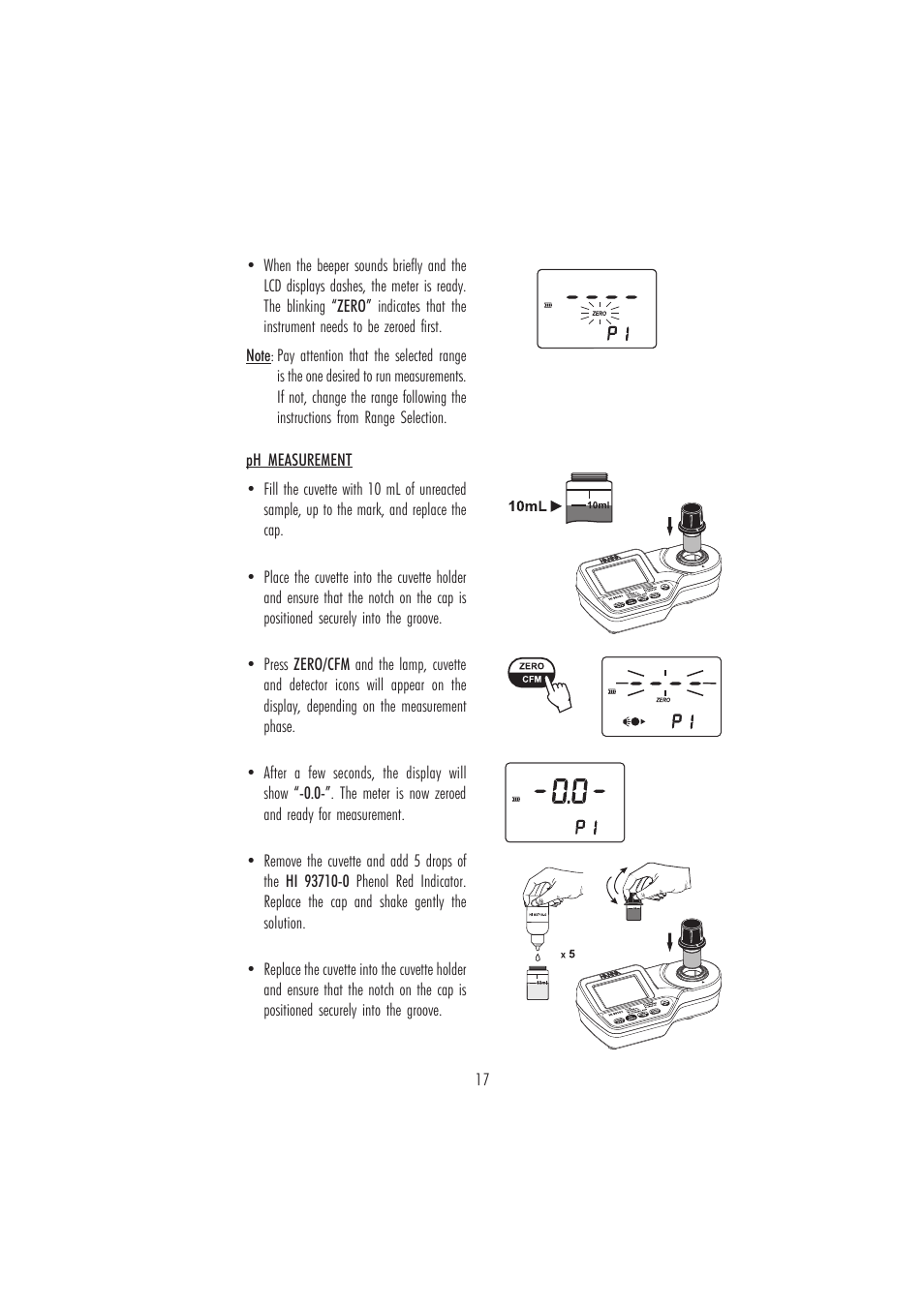 Hanna Instruments HI 96101 User Manual | Page 17 / 36