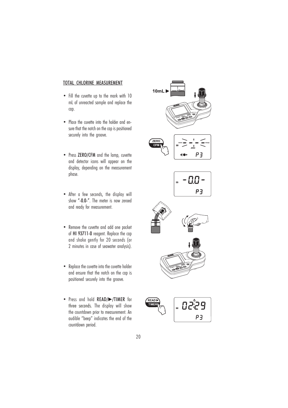 Hanna Instruments HI 96101 User Manual | Page 20 / 36