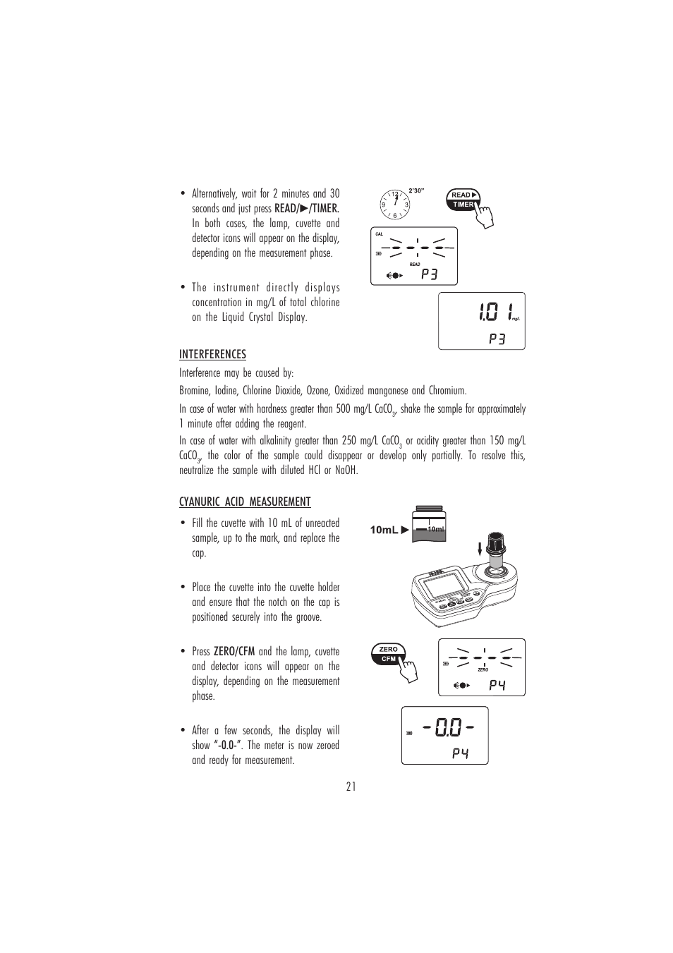 Hanna Instruments HI 96101 User Manual | Page 21 / 36