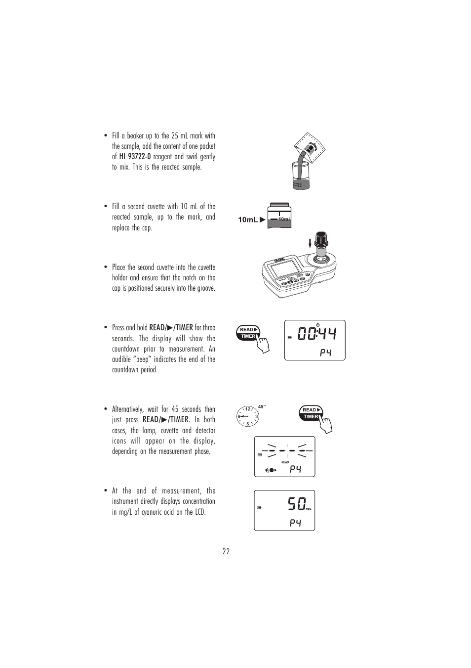 Hanna Instruments HI 96101 User Manual | Page 22 / 36