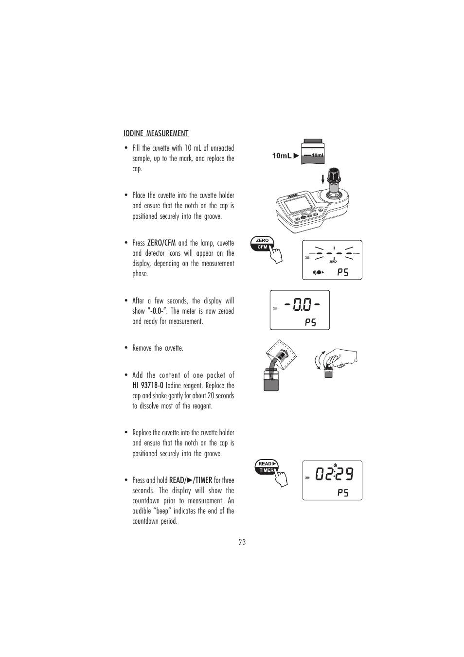 Hanna Instruments HI 96101 User Manual | Page 23 / 36