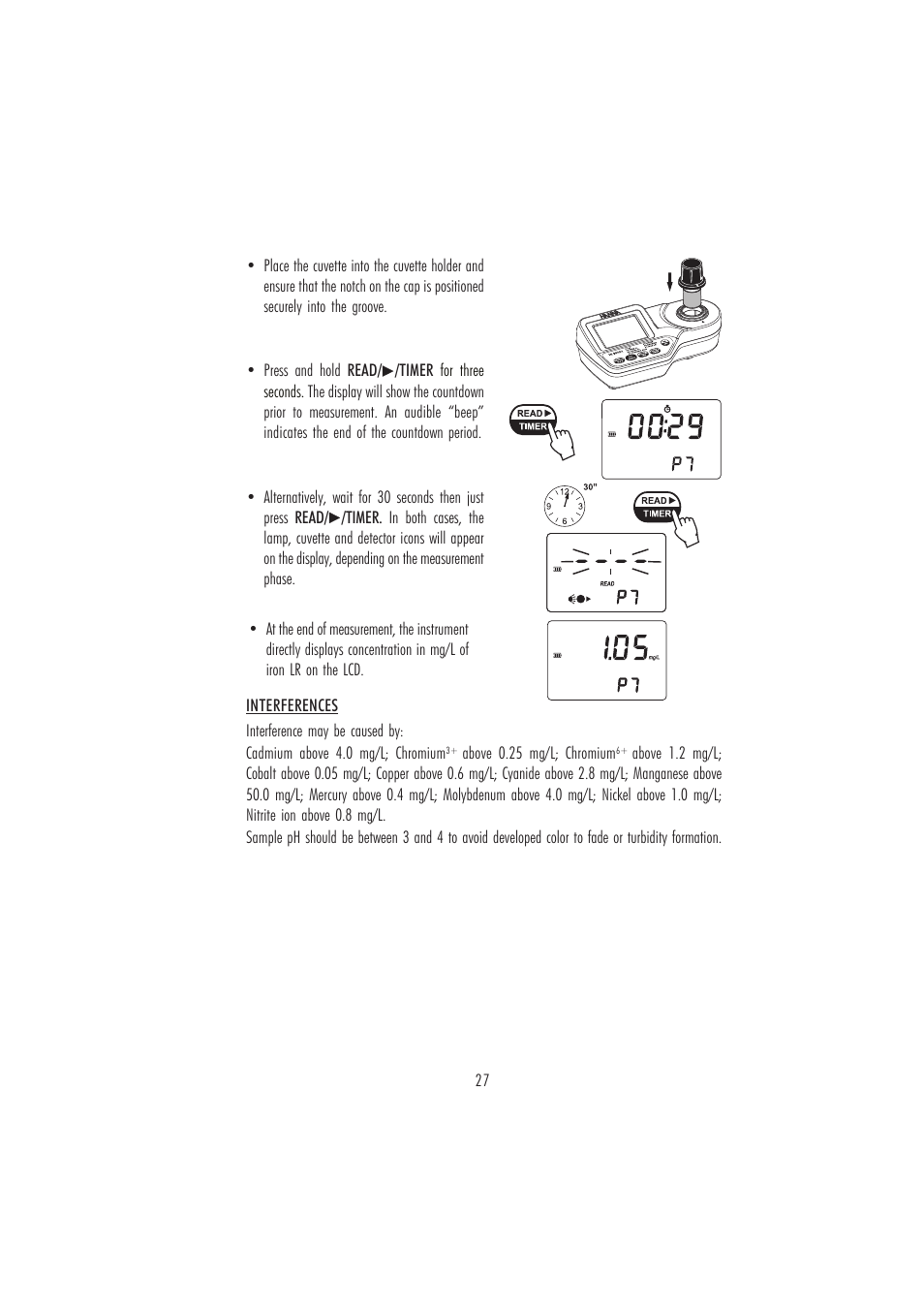 Hanna Instruments HI 96101 User Manual | Page 27 / 36