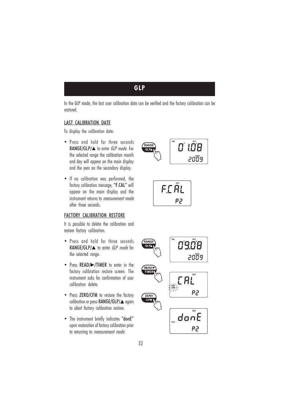 G l p | Hanna Instruments HI 96101 User Manual | Page 32 / 36