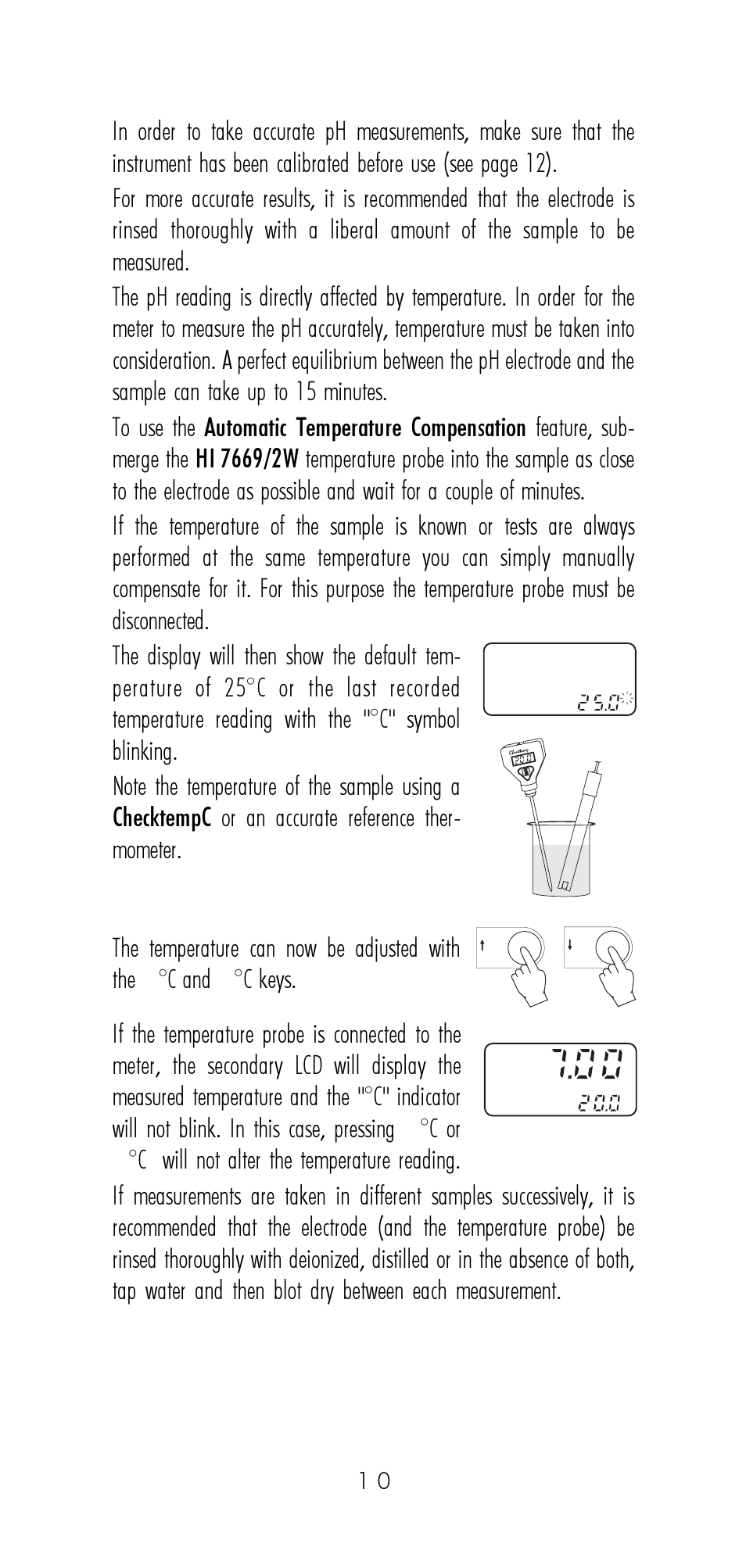 Hanna Instruments HI 9321 User Manual | Page 10 / 36
