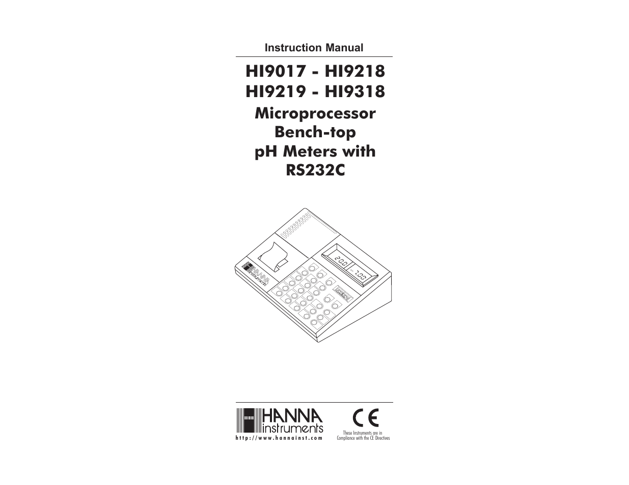 Hanna Instruments HI 9017 User Manual | 64 pages
