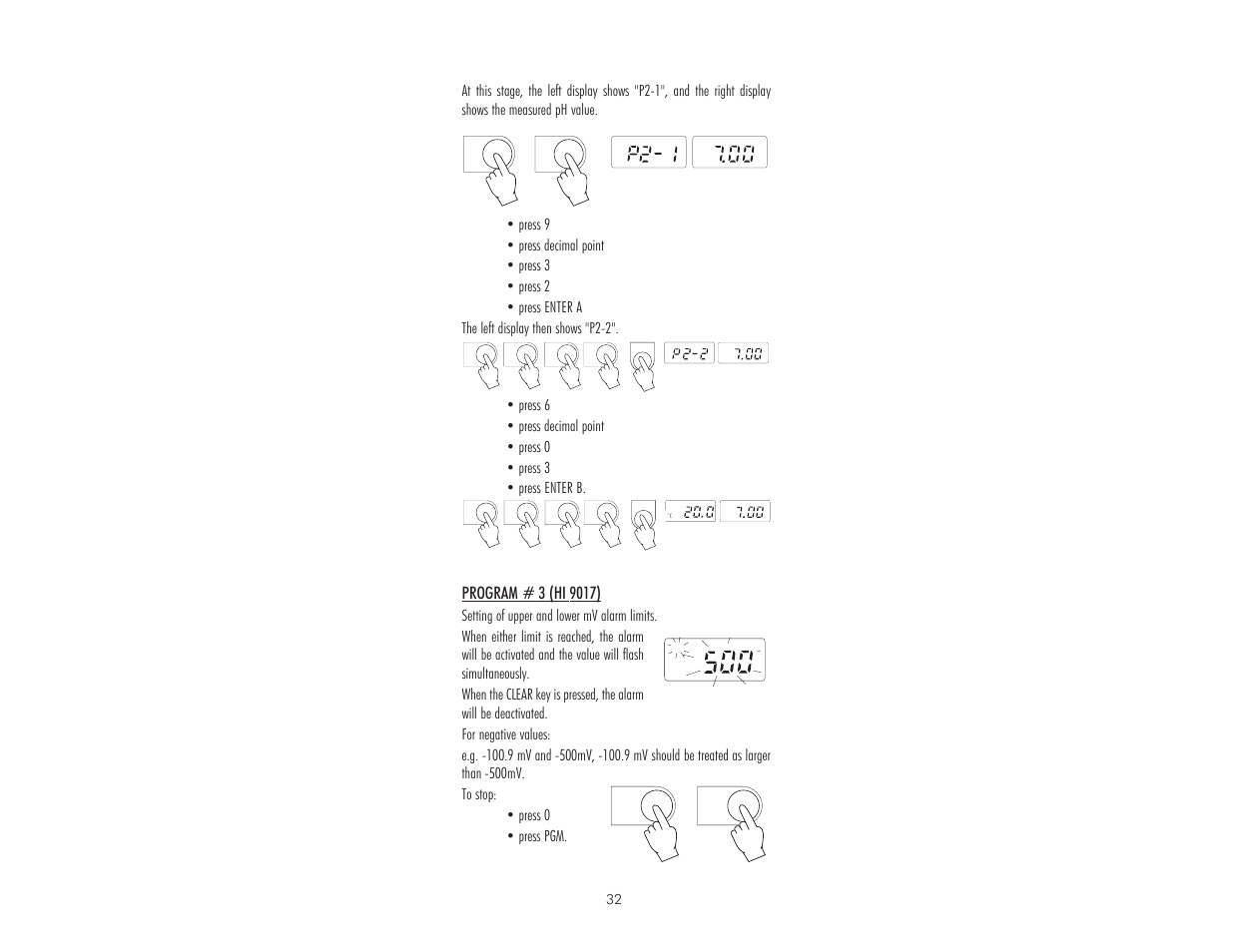 Hanna Instruments HI 9017 User Manual | Page 32 / 64