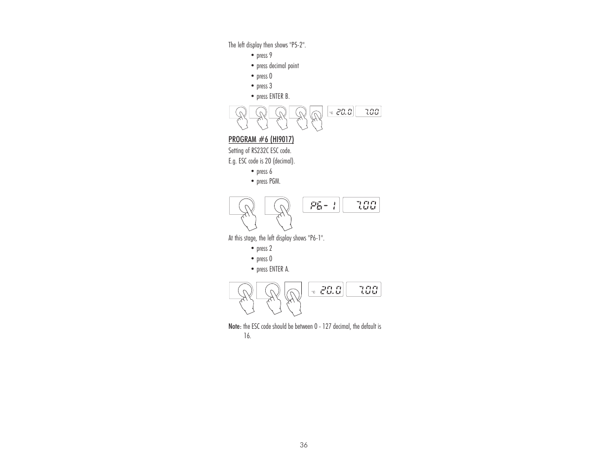 Hanna Instruments HI 9017 User Manual | Page 36 / 64