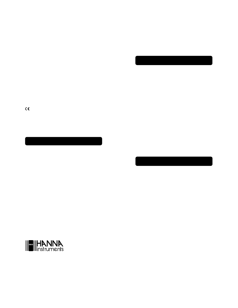 Hanna Instruments HI 8427 User Manual | Page 2 / 9