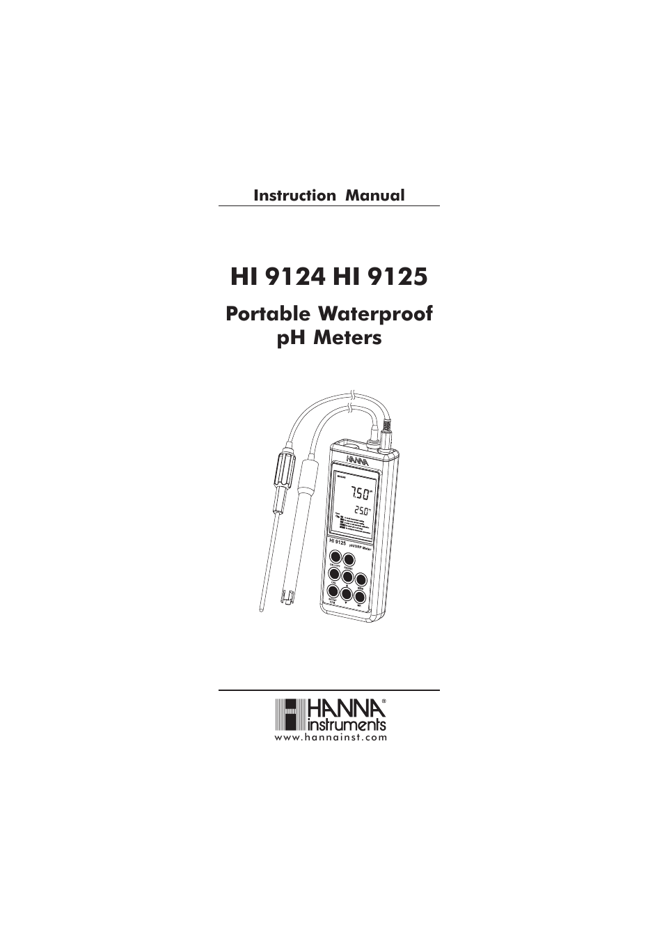 Hanna Instruments HI 9124 User Manual | 28 pages